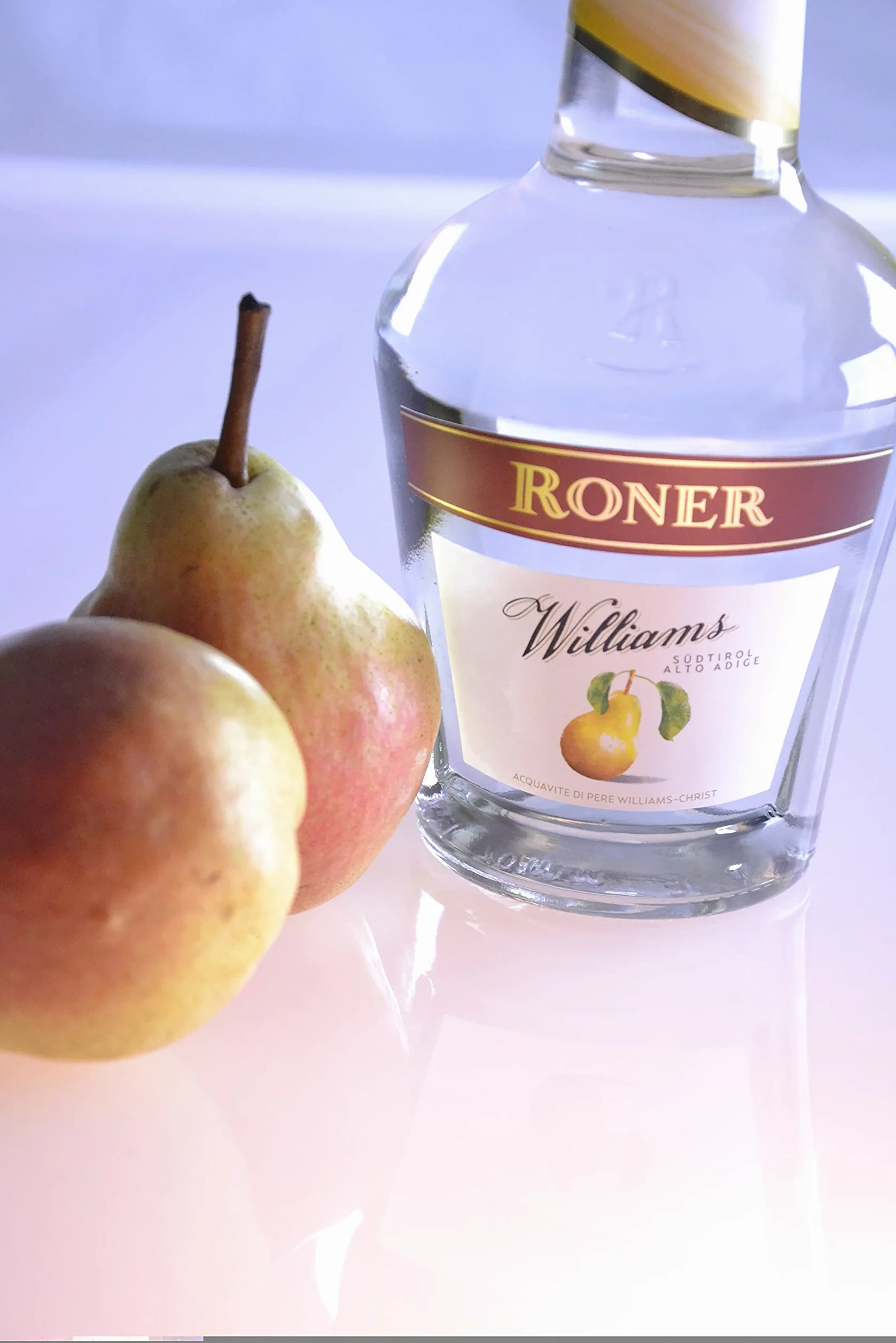 Roner Williams (1x 0,7l) - Distillato di Frutta dalla Distilleria Artigianale Alto Adige Südtirol più premiata d'Italia - 700 ml