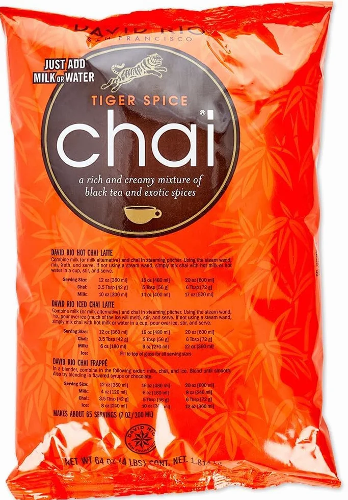 David Rio - OrderlyEmails - Recommended Products - David Rio Food Service Bag Tiger Spice Chai, 1er Pack (1 x 1.8 kg)
