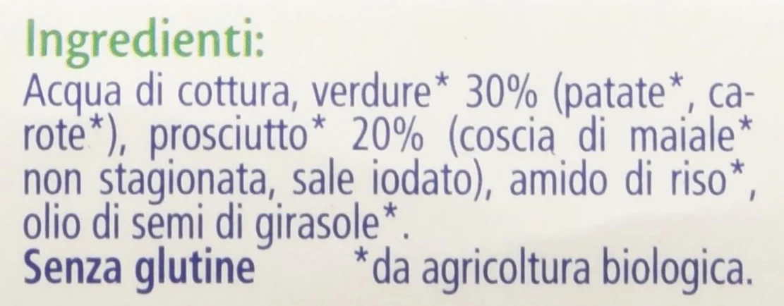 Hipp Omo Multipack Prosciutto con Verdure - Confezione 4 x 80 g