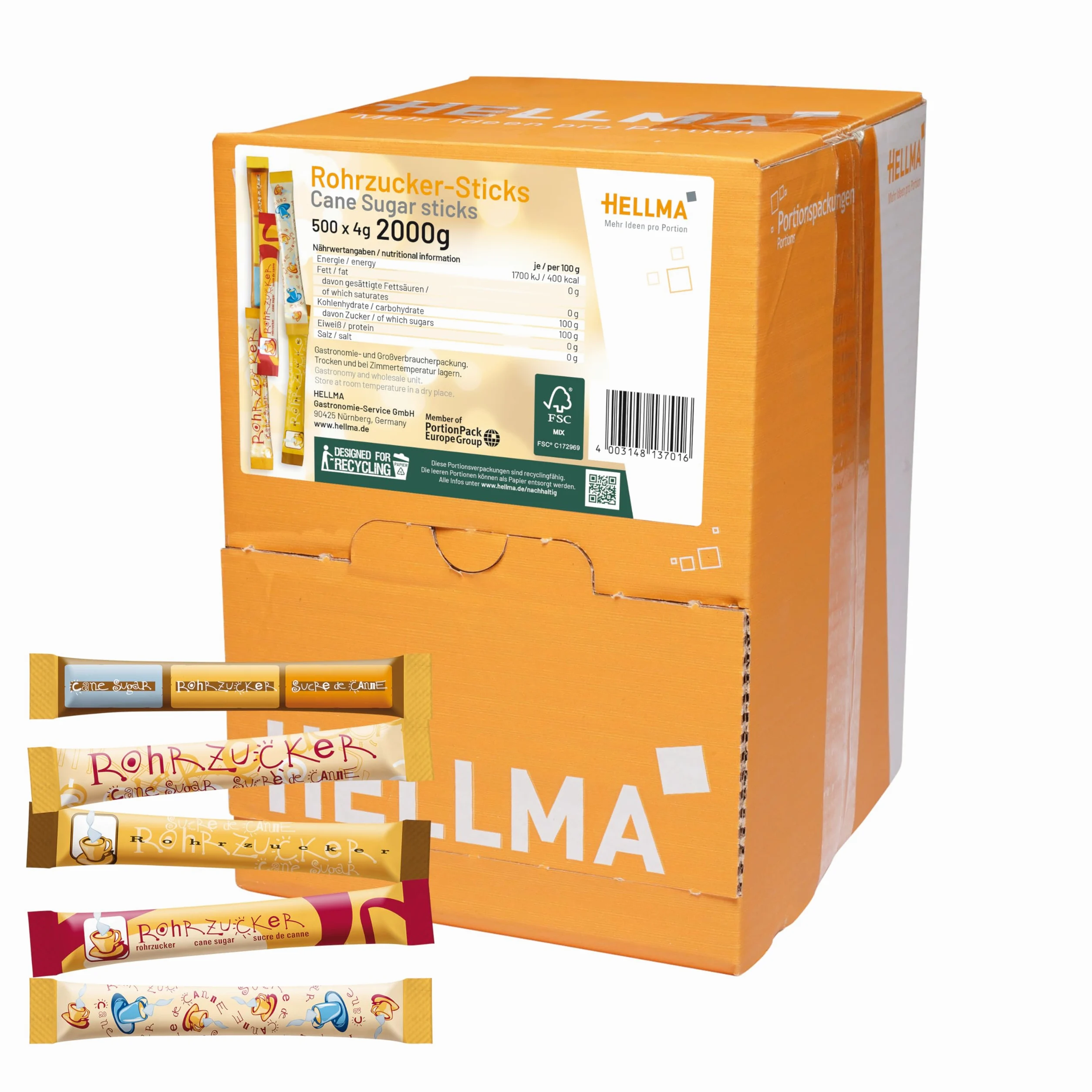 Sticks canna da zucchero filtri neutri St., 1 pacchetto (1 x 2000 G)