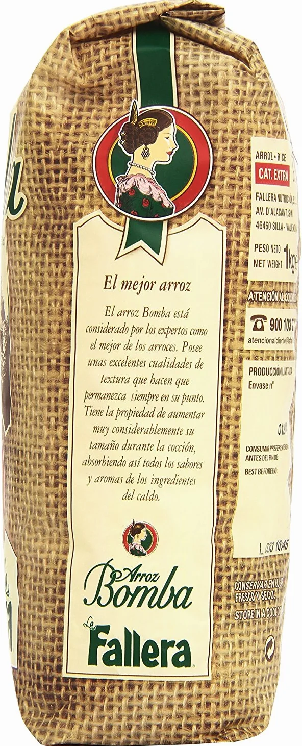 La Fallera - Bomba di riso alla paella 1 Kg. - [Pack 6]