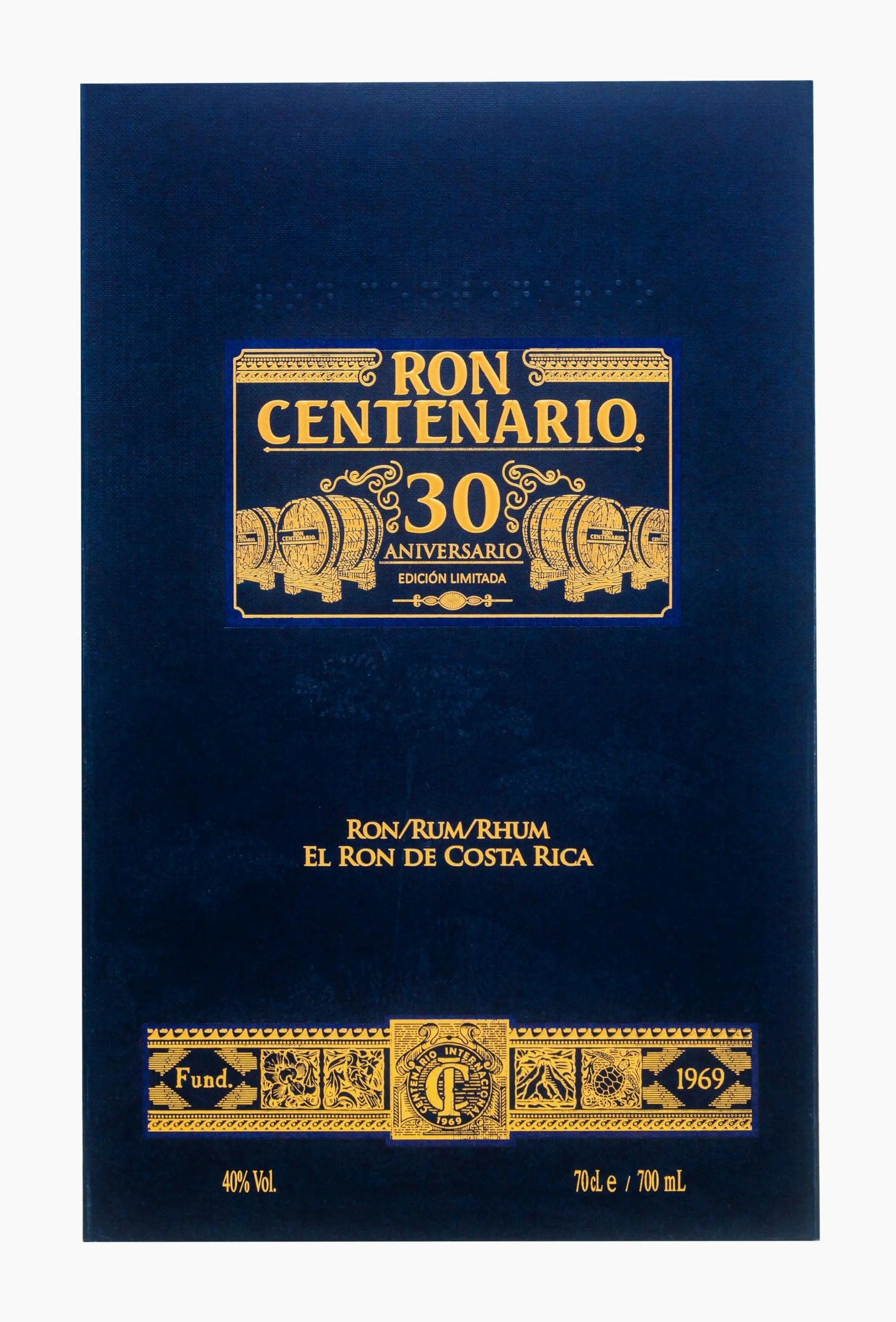 Centenario 30 Ans Edicion Limitada Rhum 70 cl