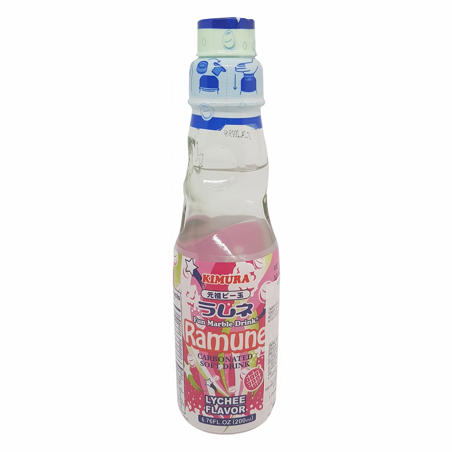 Limonata ramu gusto lychee CTC 200ml Giappone - Confezione da 6 pz