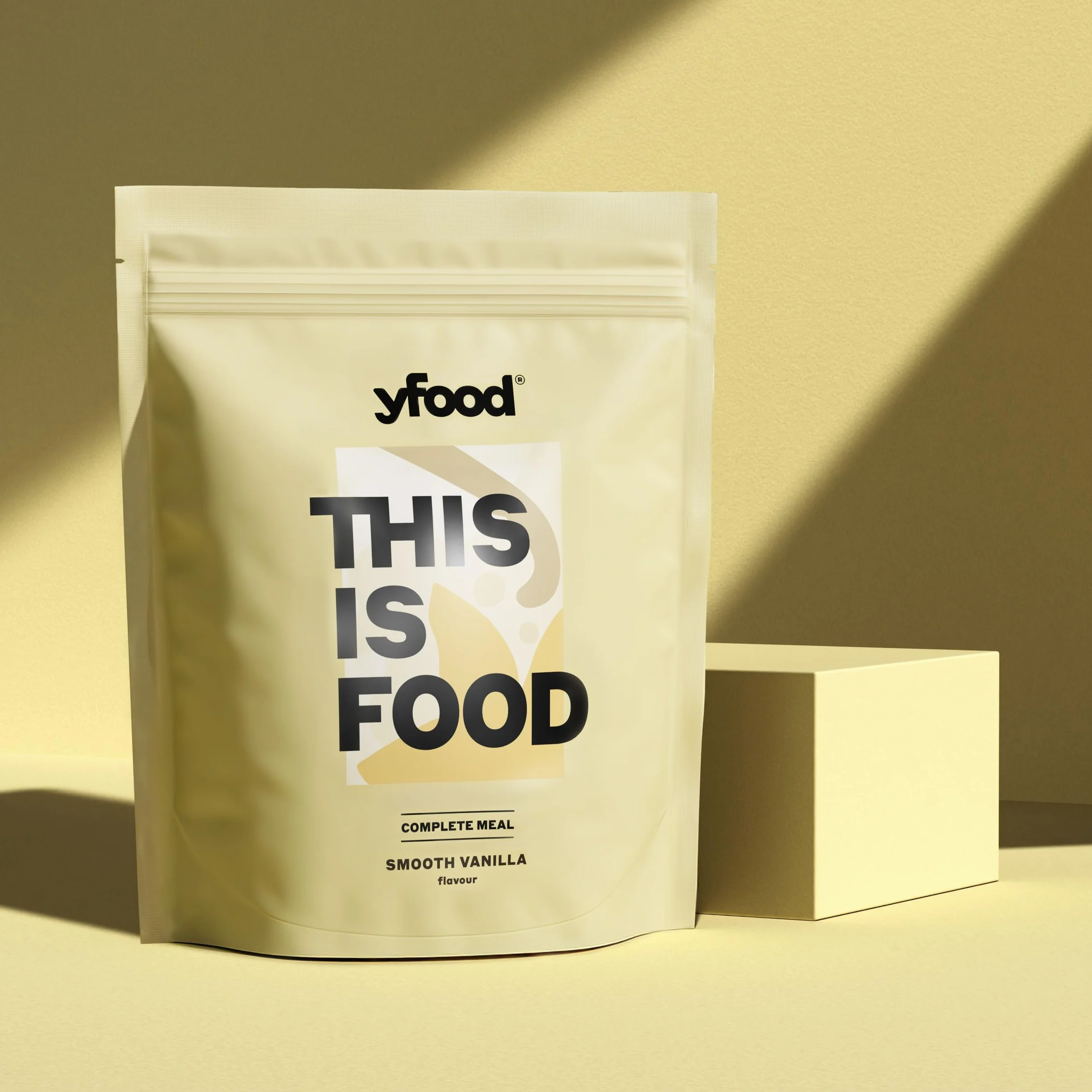 yfood Polvere Smooth Vanilla, delizioso pasto da bere in viaggio, polvere THIS IS FOOD, proteine 25 g, 12 pasti, 26 vitamine e minerali, sapore: vaniglia