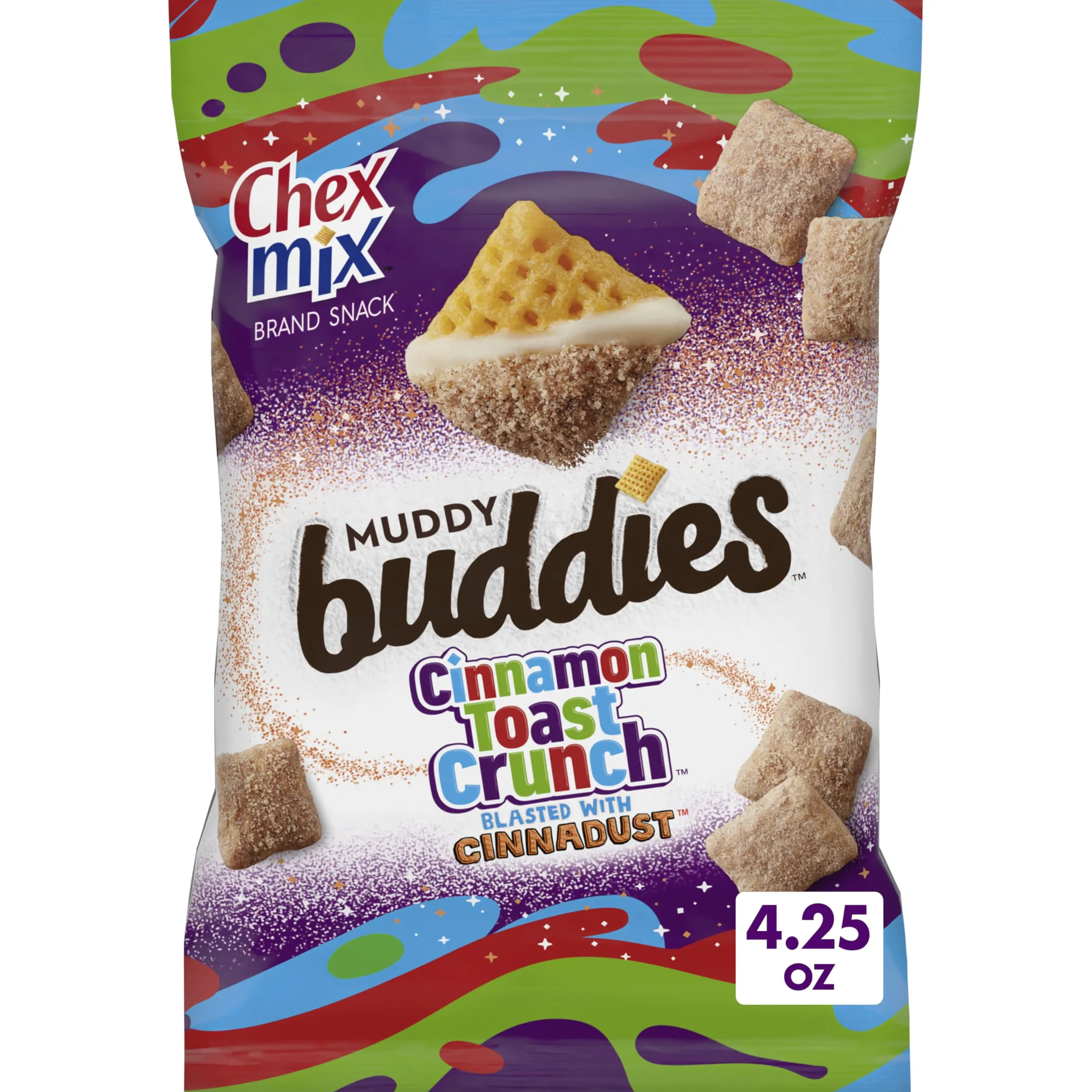 Chex Mix Muddy Buddies Crunch Crunch alla cannella - Mix per snack da 120 ml