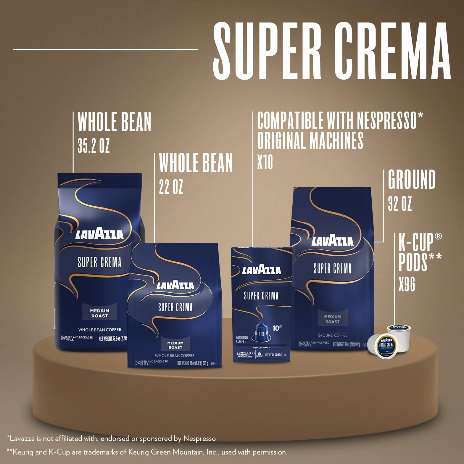 Lavazza Super Crema Chicchi Di Caffè - 1000 g