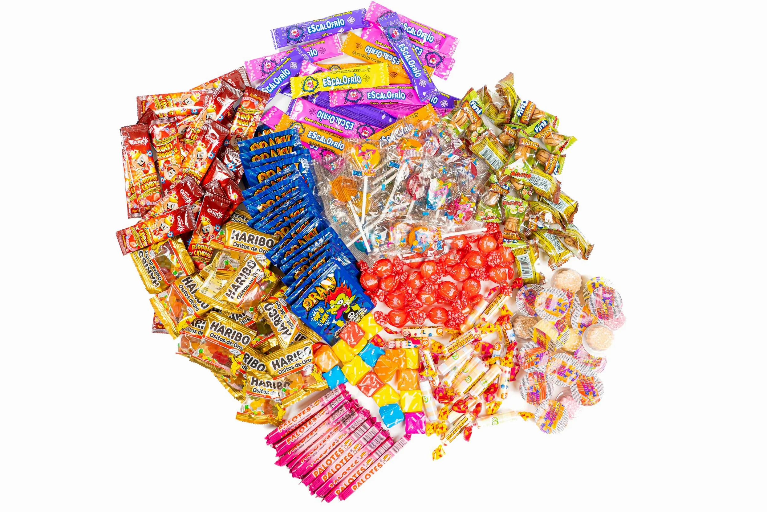 PARTYLAND Mega Pack 220 Dolci, Caramelle e Candy per feste per bambini, Compleanni, Halloween e Natale. Incartato individualment