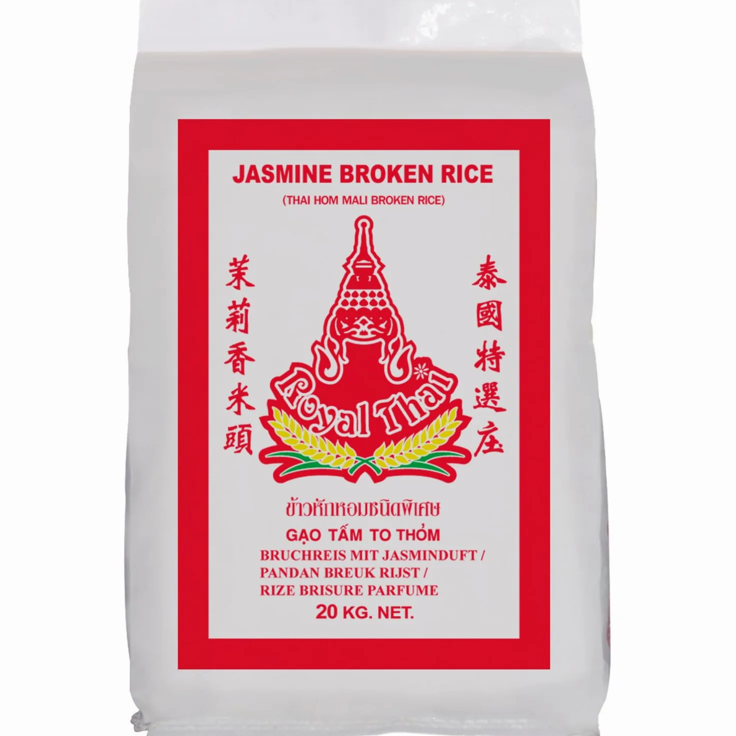 ROYAL THAI RICE - Riso Jasmine spezzato - 1 X 20 KG