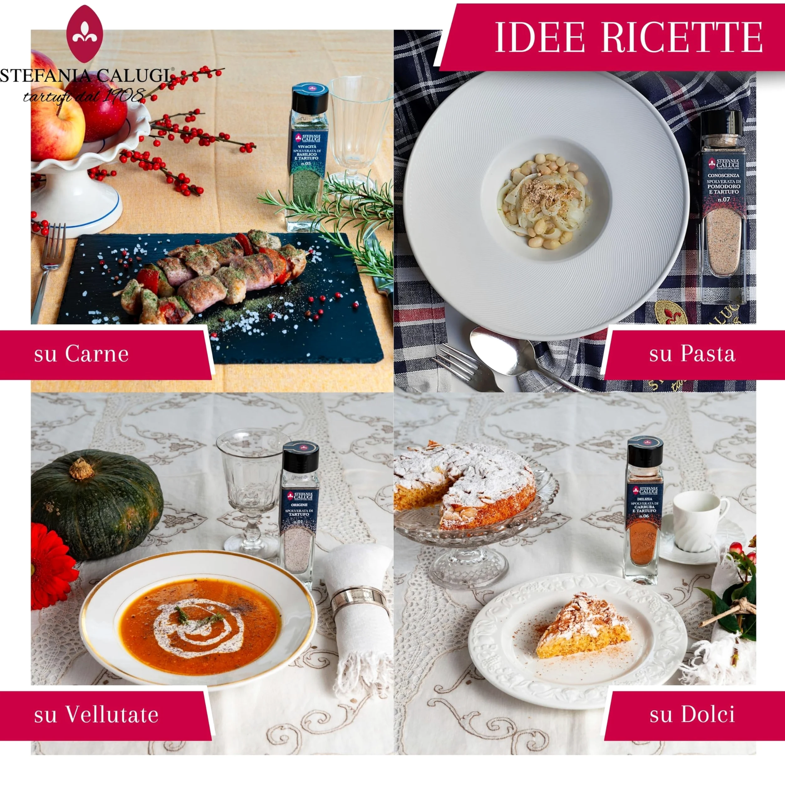 Stefania Calugi - Spolverata di Tartufo – Condimento in Polvere con Tartufo Estivo Italiano – Insaporitore per Pasta, Carne, Uova e Formaggi – Gluten Free, Vegan – Tartufai dal 1908