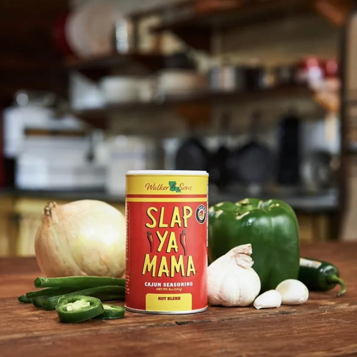 One 8 oz Slap Ya Mama Cajun Seasoning Hot Blend