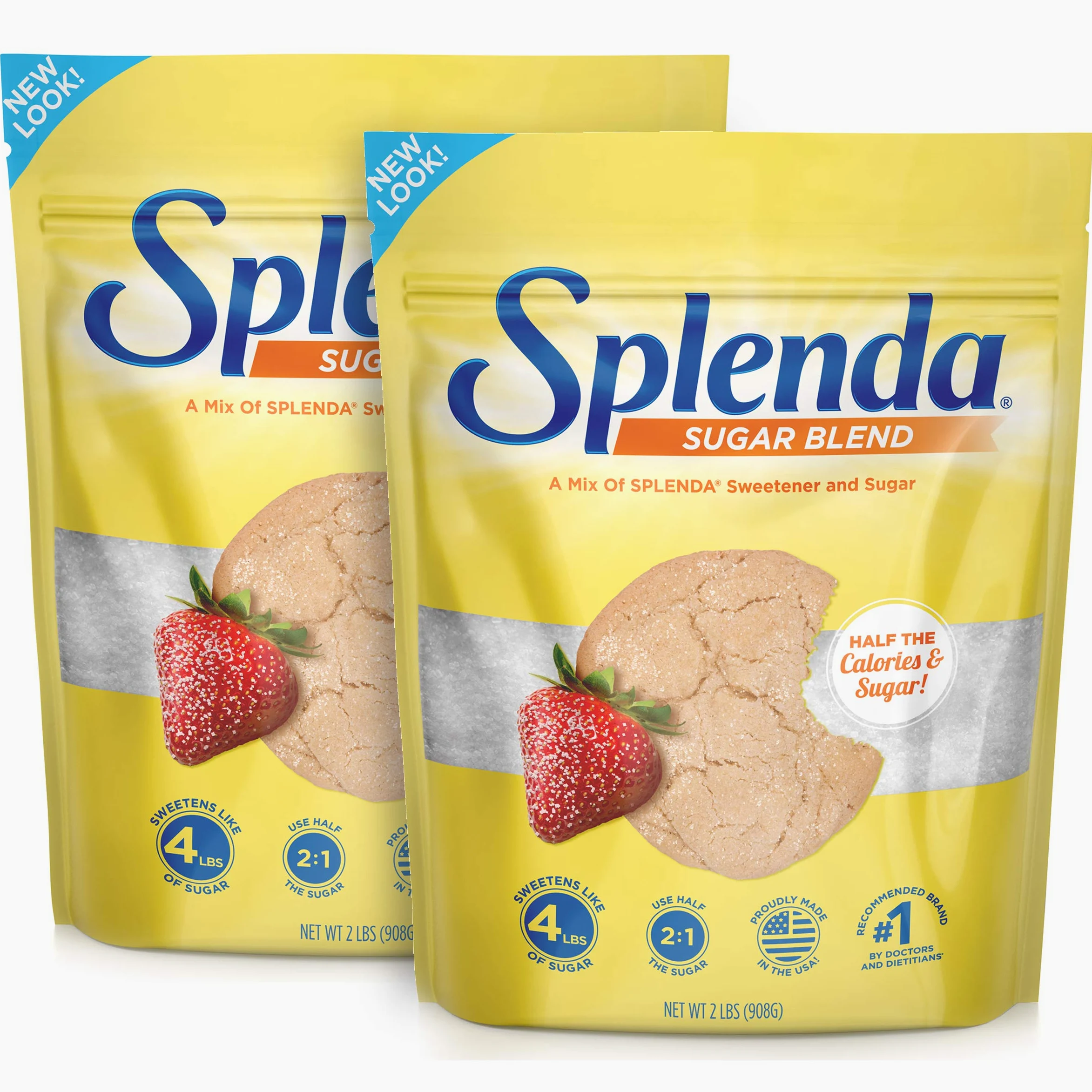 Miscela di zucchero Splenda, 909 sacchetti (2 pezzi)