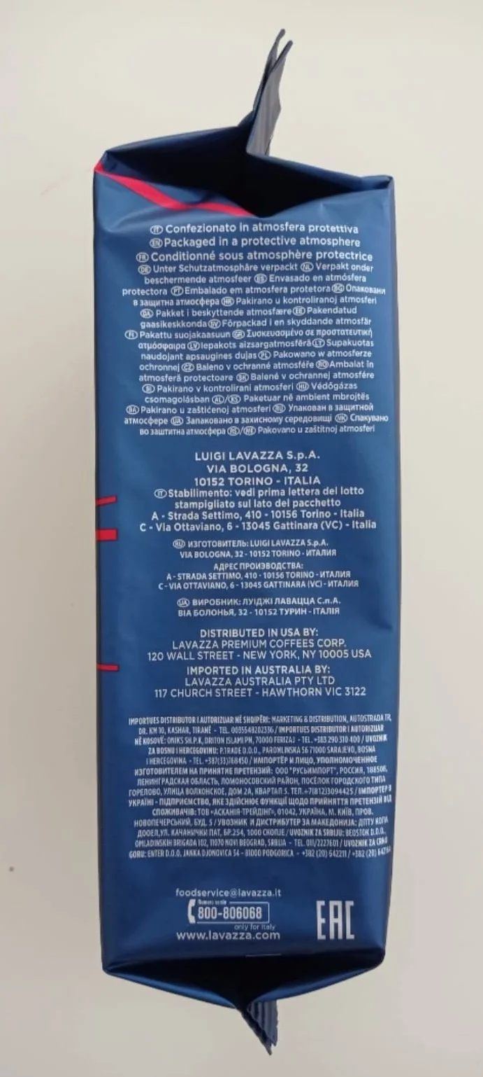 Lavazza Espresso Gran Espresso, Caffè in Grani, 6x 1000g