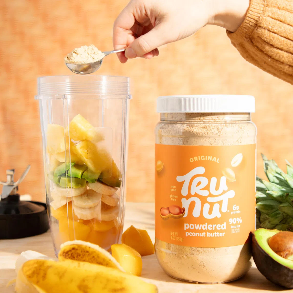 Tru-Nut Powdered Peanut Butter, Chocolate Flavor
