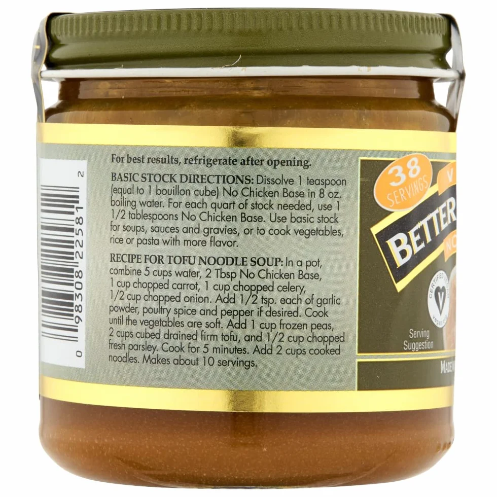 Better Than Bouillon - vegetariano nessuna Base di pollo - 8 oz.