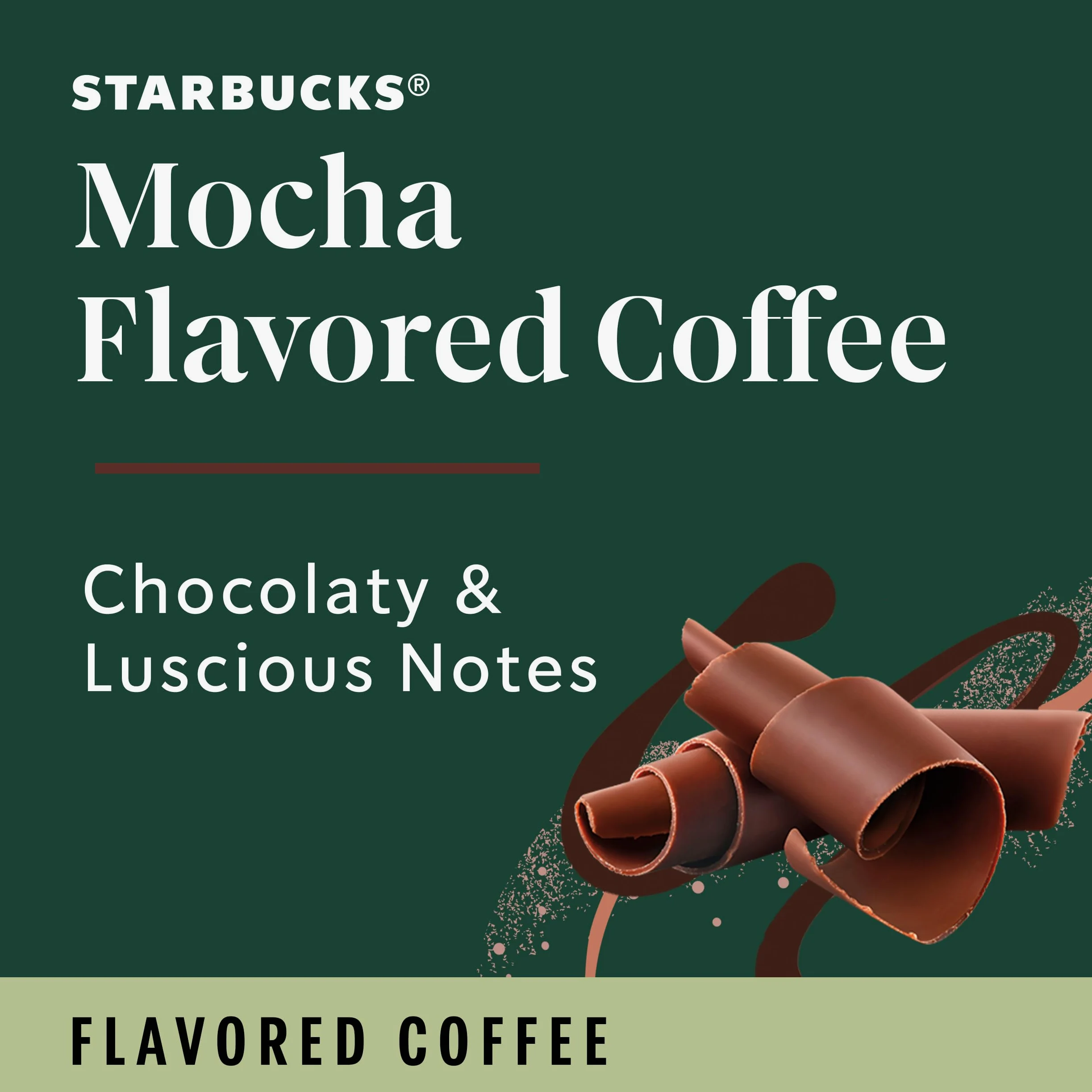STARBUCKS GROUND MOCHA FLAVORED COFFEE 11 oz. (1 Pack)