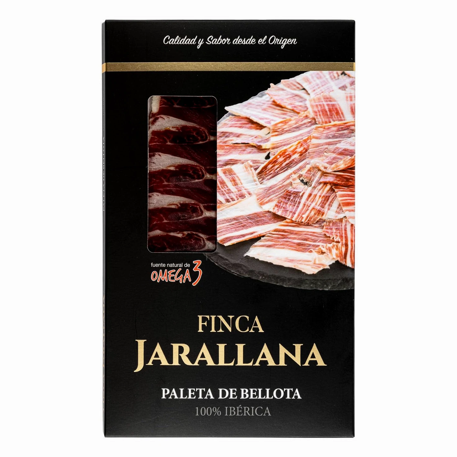 Jamón Ibérico Affettato La Nevera Española - Buste sottovuoto. (Spalla di Bellota Ibérica 100%)