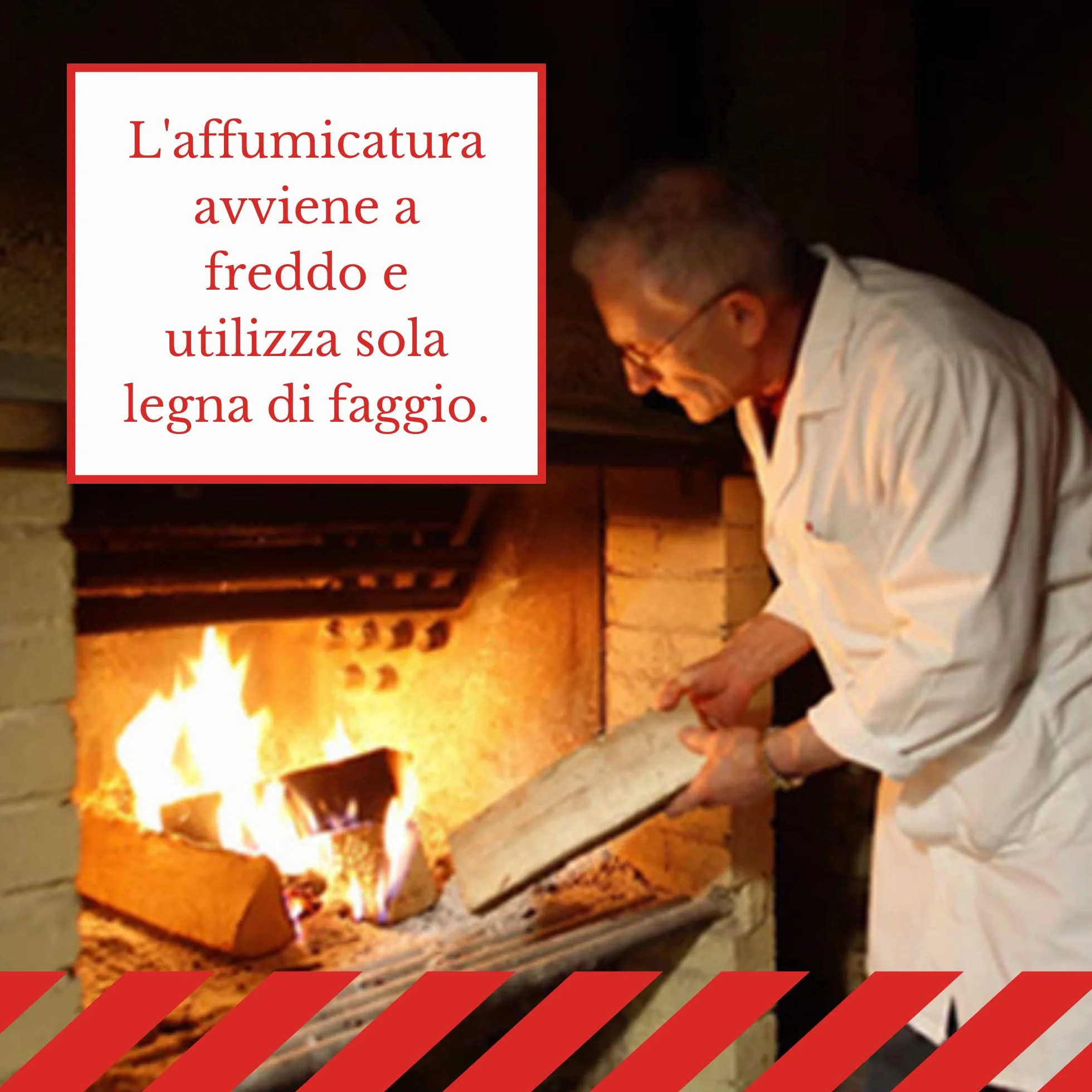 Wolf, Prosciutto di Sauris IGP, Trancio, Prodotto con Tradizionale Tecnica di Affumicatura, Carne 100% Italiana, Leggera Stagionatura, Senza Glutine, 1,5 kg (min. netto garantito)