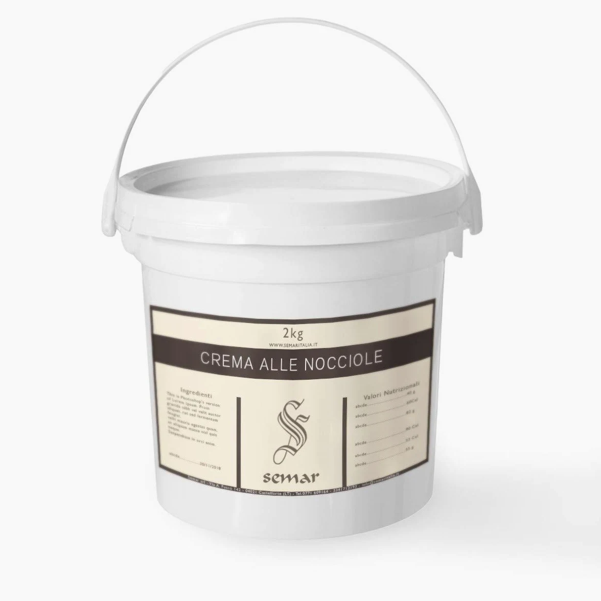 Cioccolato Gianduia - PRONTO USO - per fontane di cioccolato da 2 Kg