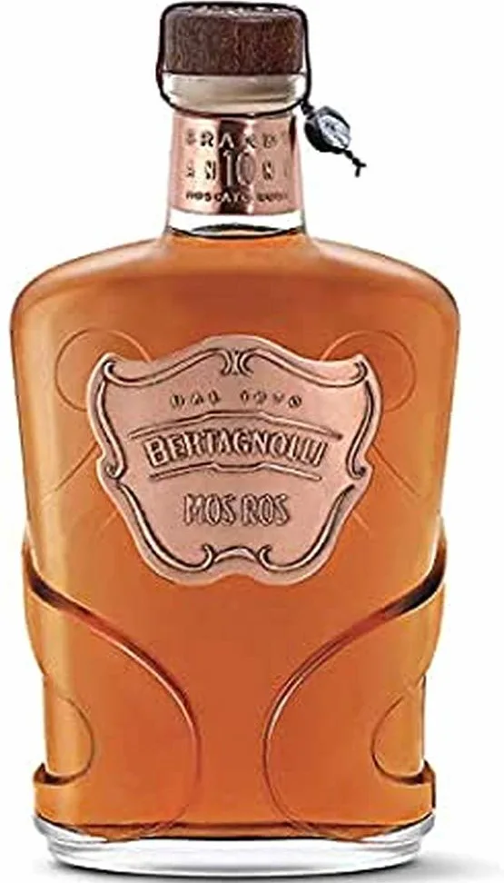 Distilleria Bertagnolli Mos Ros (10 Anni Barrique) - 700 ml Brandy Moscato Rosa 40% vol.alc.