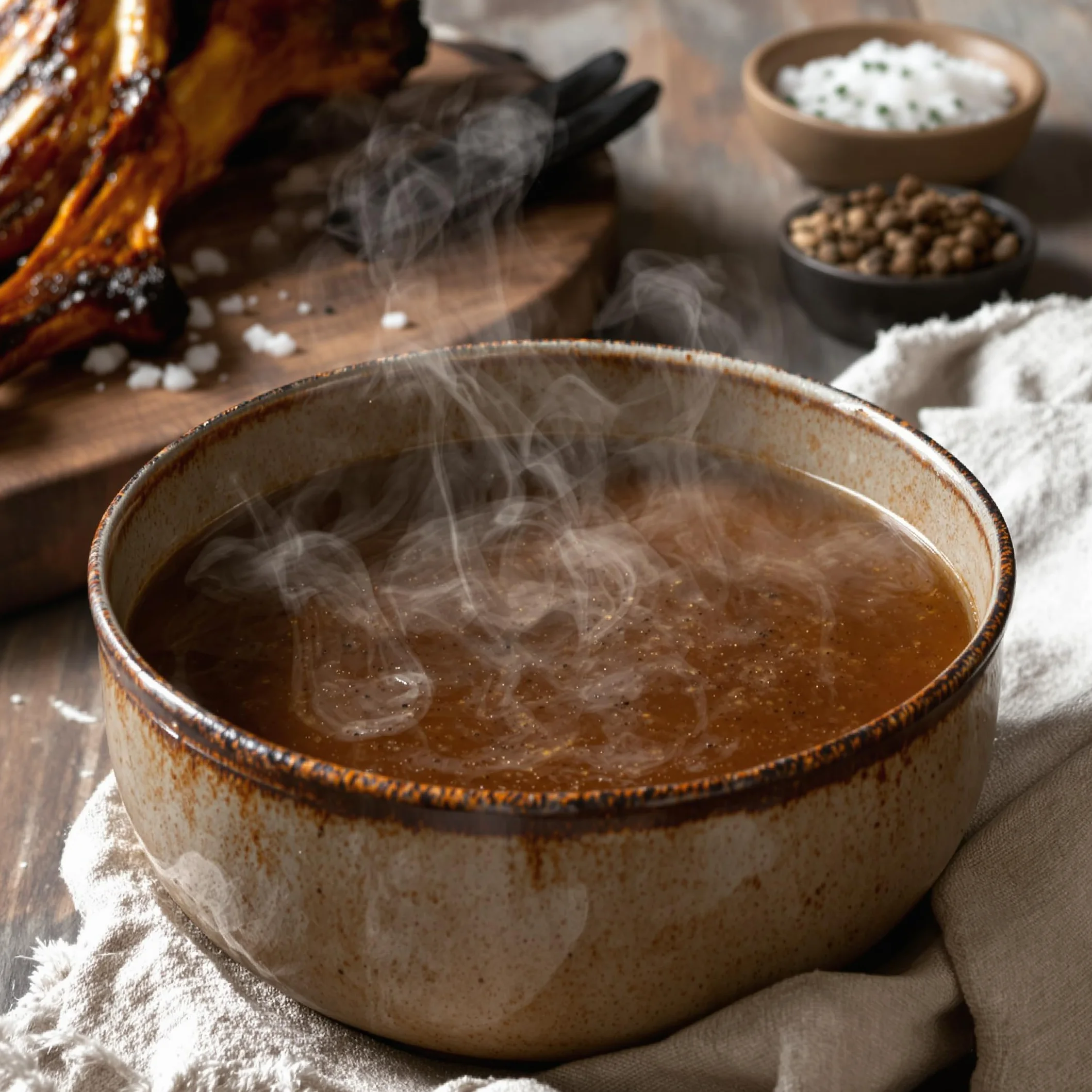 Grizzly Foods Brodo di ossa di manzo biologico (6 x 500 ml) - 25 g di collagene per bicchiere - Cotto per 72 ore - 100% naturale - Senza zucchero, senza additivi - Nutrienti preziosi - Bone Broth