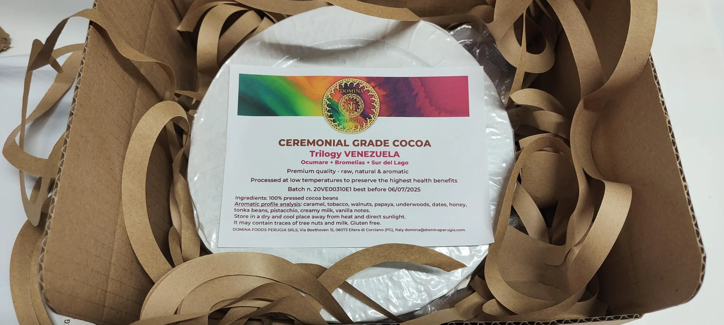Cacao cerimoniale grezzo | Raw CEREMONIAL grade Cocoa Organic Premium Unrefined Cocoa Mass - Monocultivar | Healthy | SUPERFOOD | Snack | Gourmet Keto Vegan (PERU')