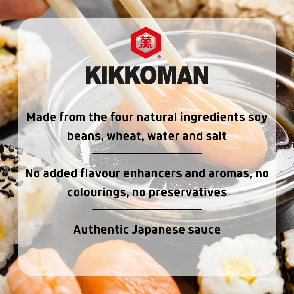 KIKKOMAN - Salsa di soia in bustina - Multipack (400 X 10 ML)