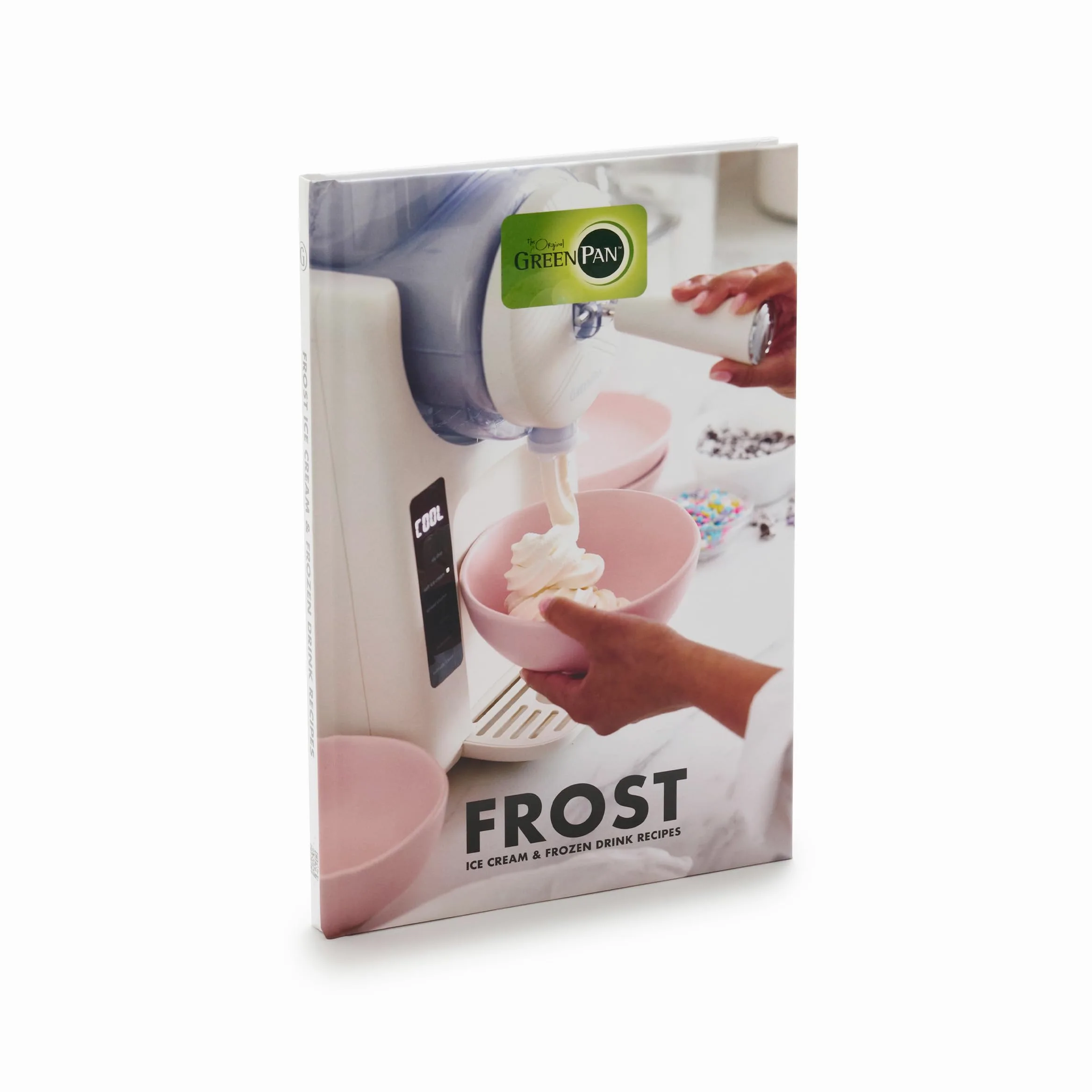 GreenPan Libro di ricette gelato e bevande surgelate, oltre 65 ricette, consigli facili e veloci, granite, servizio morbido, sorbetto, margarita, frullati, yogurt congelato, copertina rigida