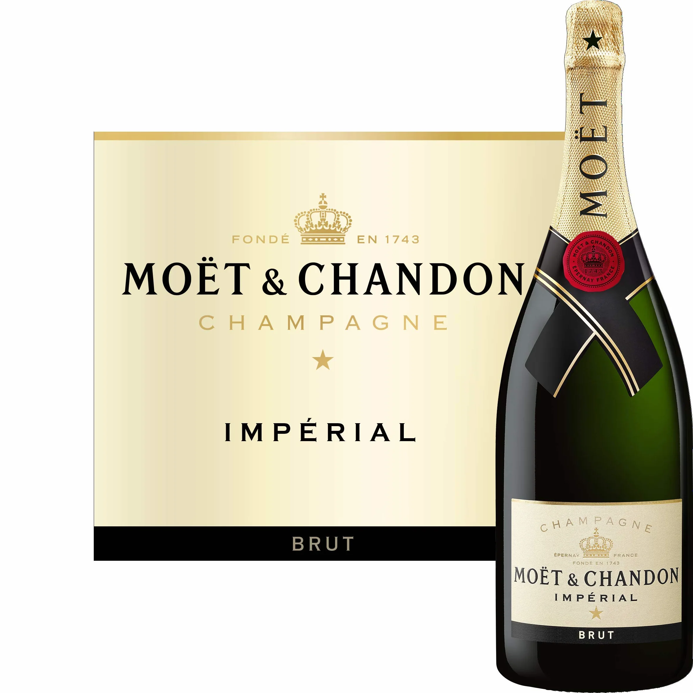Moët & Chandon Champagne IMPÉRIAL Brut 12% Vol. 1,5l in Giftbox
