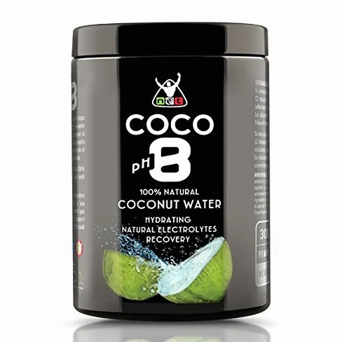 NET COCO PH 8 100% Natural Coconut Water Hydrating Natural Electrolytes Recovery 300 g. Lactose Free, Gluten Free