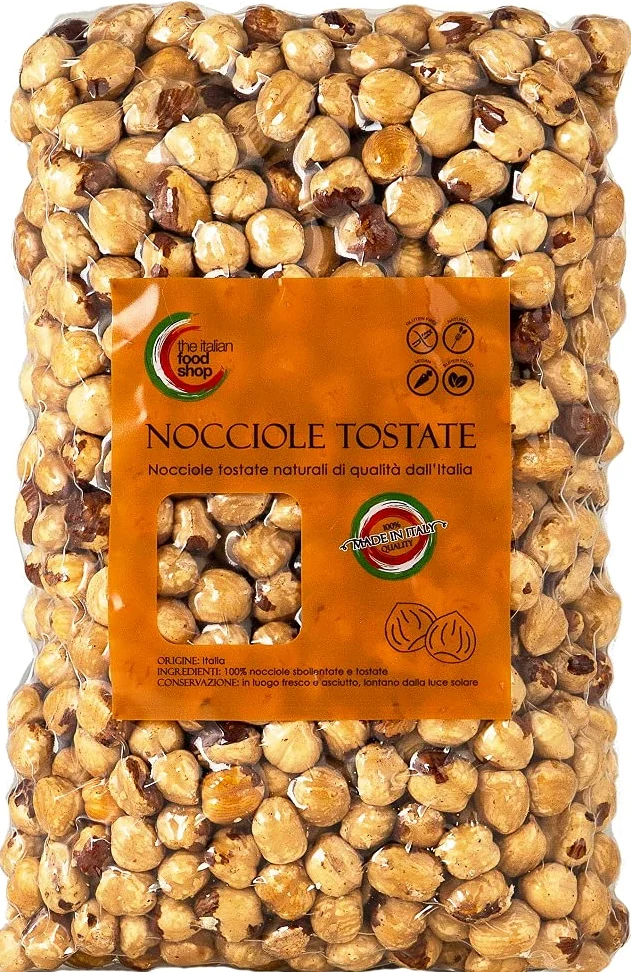 Nocciole Tostate Sgusciate Campane (1Kg) | Naturali | Keto | Ideali per Dolci