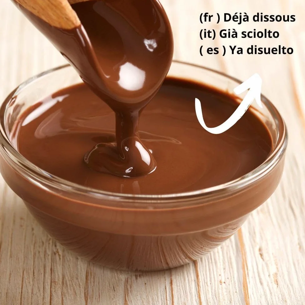 Cioccolato Gianduia - PRONTO USO - per fontane di cioccolato da 2 Kg