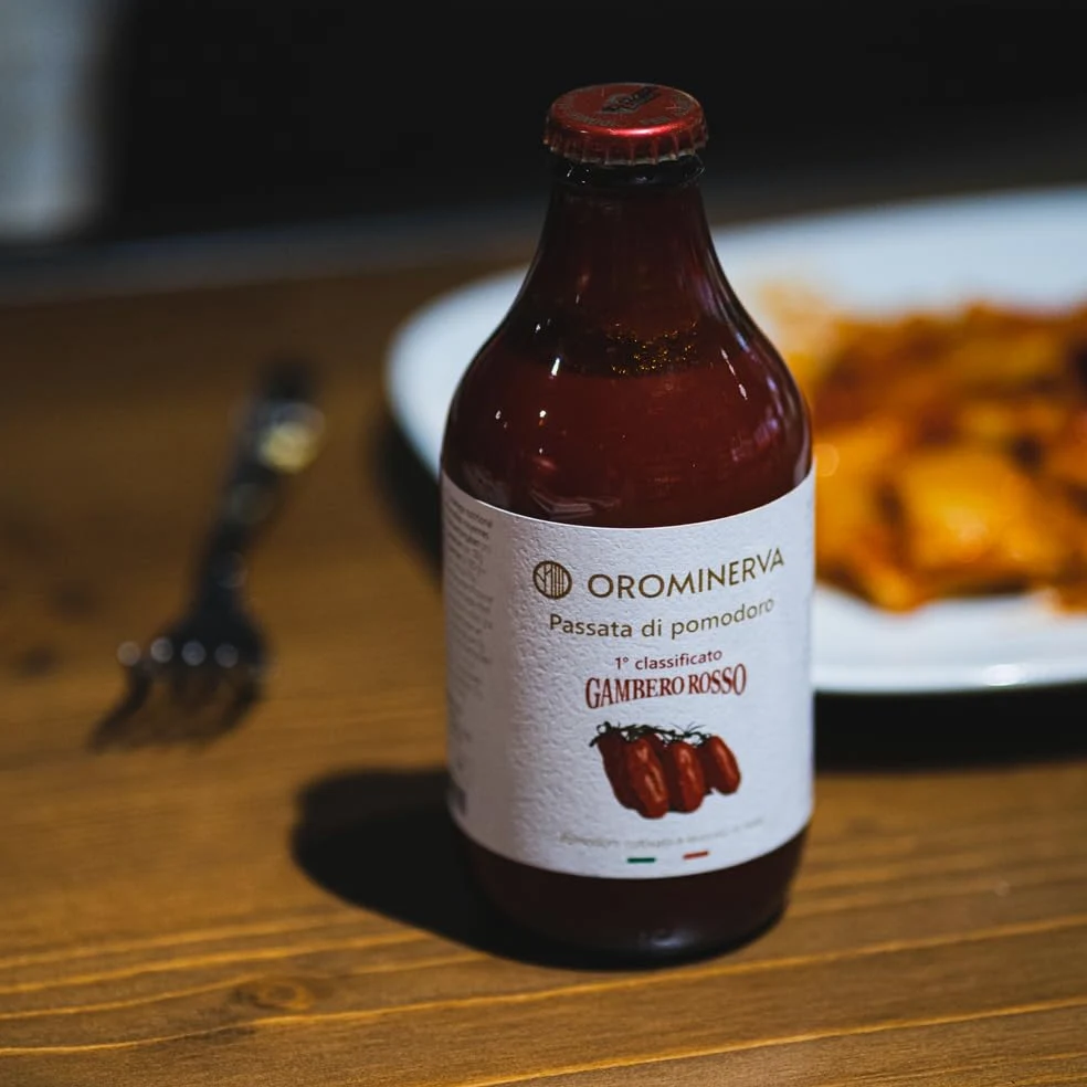 OROMINERVA - Passata di pomodoro artigianale 330 g - Confezione 12 pz