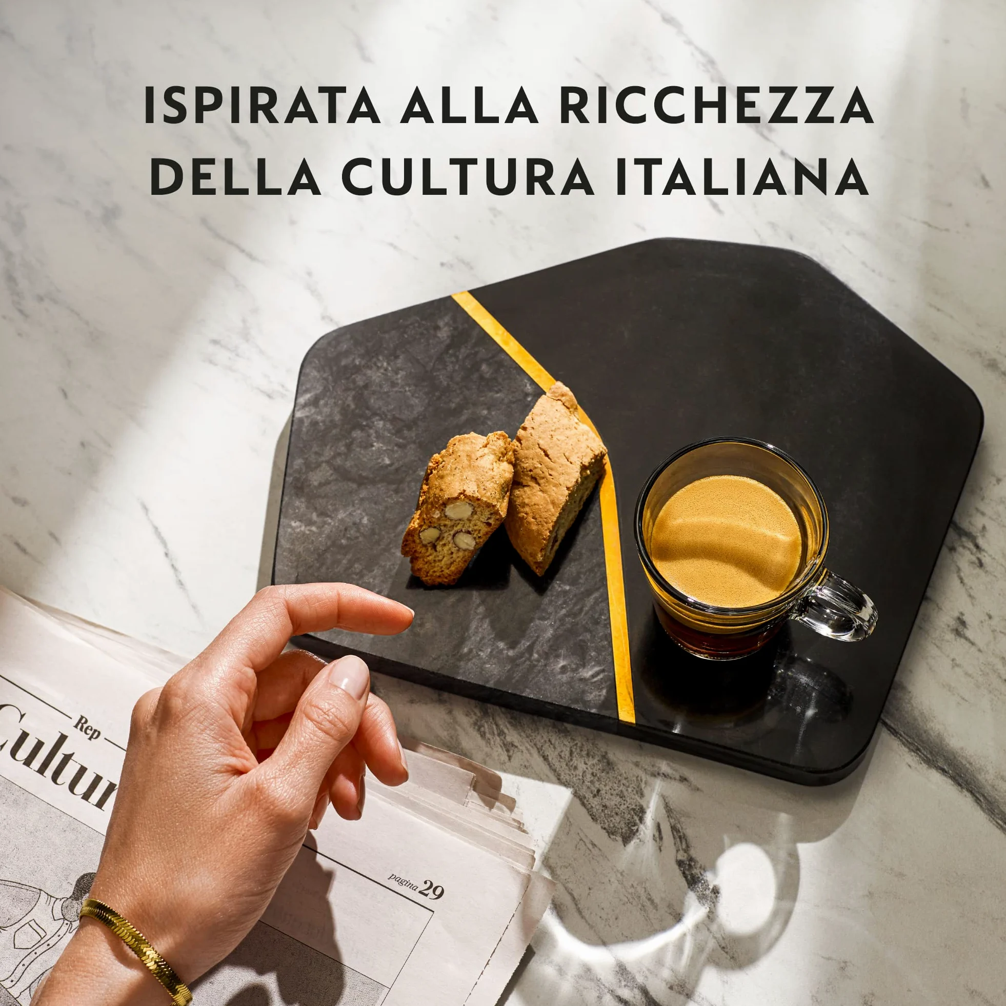 CAPSULE NESPRESSO ORIGINALI - Selezione Ispirazione Italiana da 100 Capsule Nespresso Caffè, Intensità da 6 a 13 (su 13), Linea Original, Capsule Riciclabili Nespresso