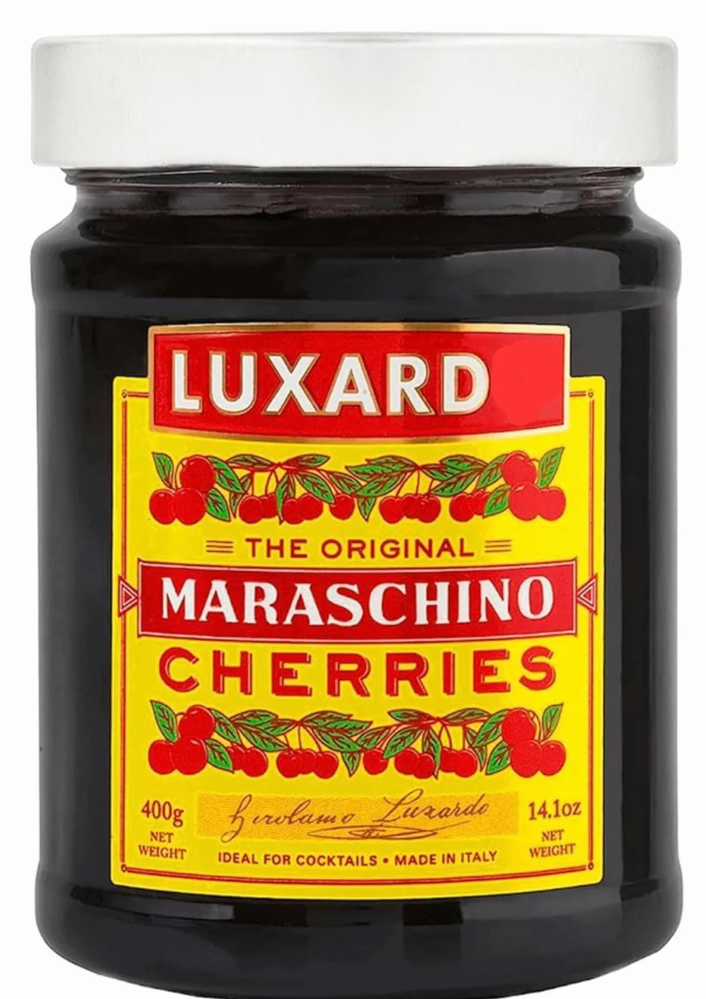 Parkway Distributors Luxardo Gourmet Maraschino Cherries – Barattolo da 400 g confezionato con un sacchetto sicuro per la nave PD