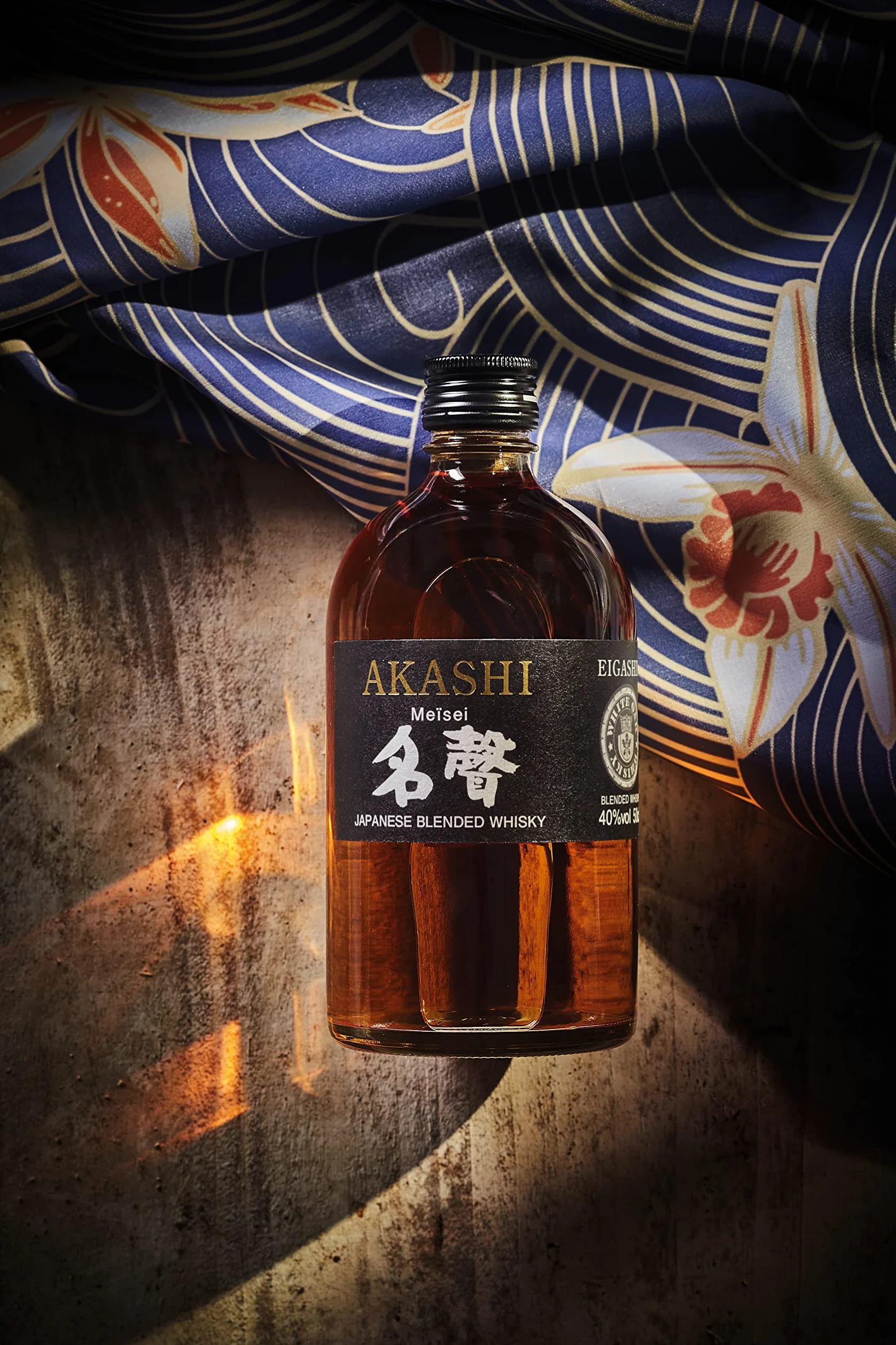 Akashi Whisky Meisei Special Pack con 2 Bicchieri"Japanese Style" - 500 ml