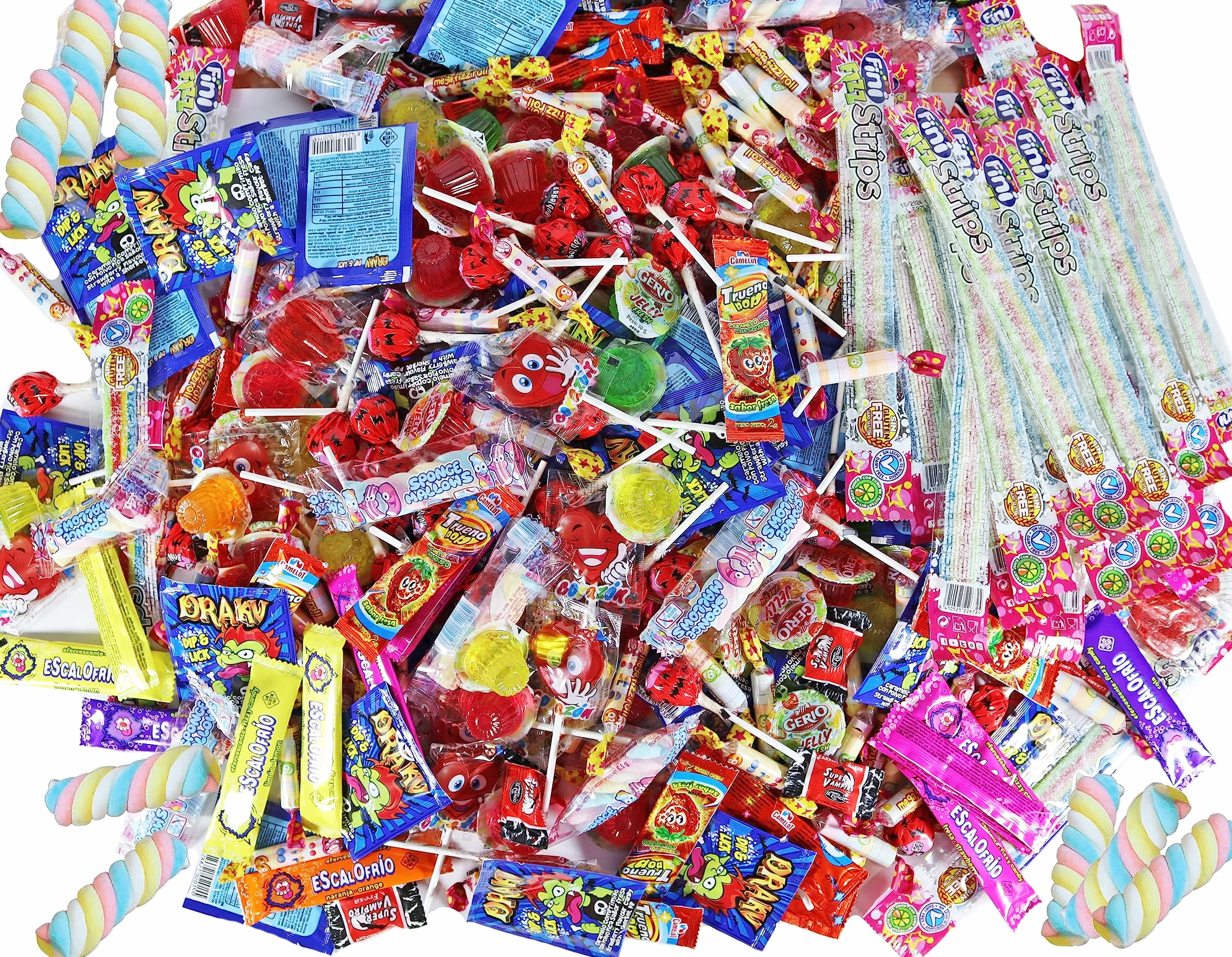 200 dolci, dolcetti e caramelle ripieni di piñata senza allergeni WikiMark - Per riempire borse di compleanno, feste, Natale e Halloween. Senza glutine e senza latte. (200 Dolci)