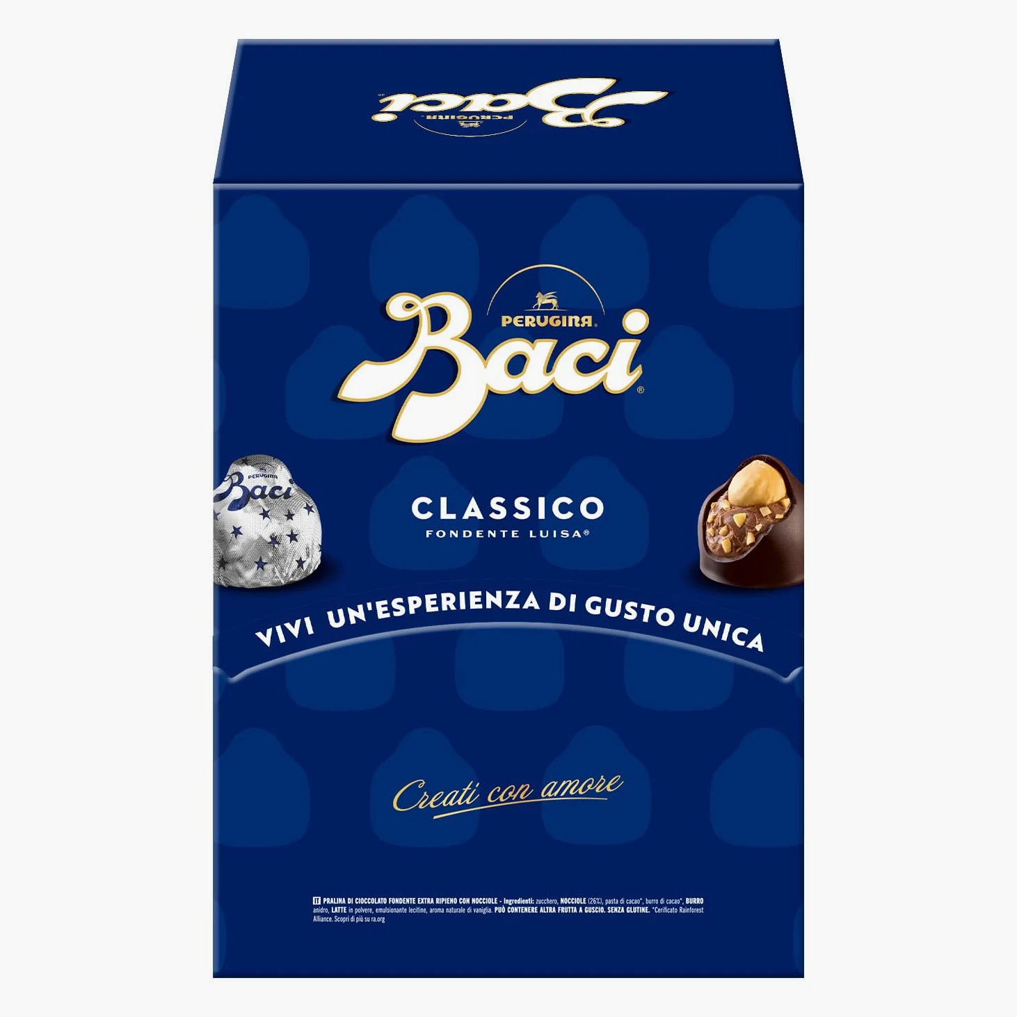 BACI PERUGINA Classico Cioccolatini Fondenti ripieni al Gianduia, Scatola 2,4kg