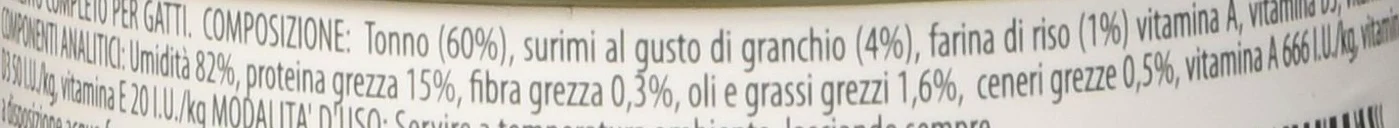 Petreet Natura Tonno Rosa con Surimi Granchio - Confez. da 48 Pezzi x 70 gr