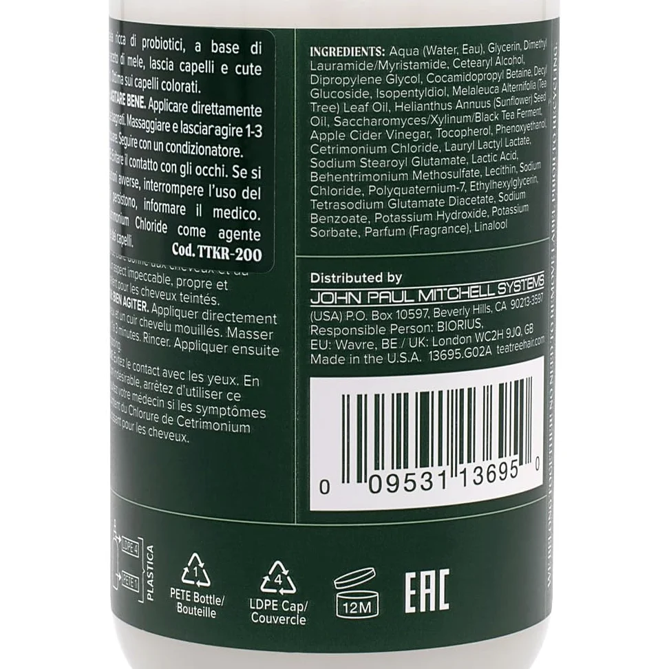 Paul Mitchell Tea Tree Special Detox Kombucha Rinse 200ml