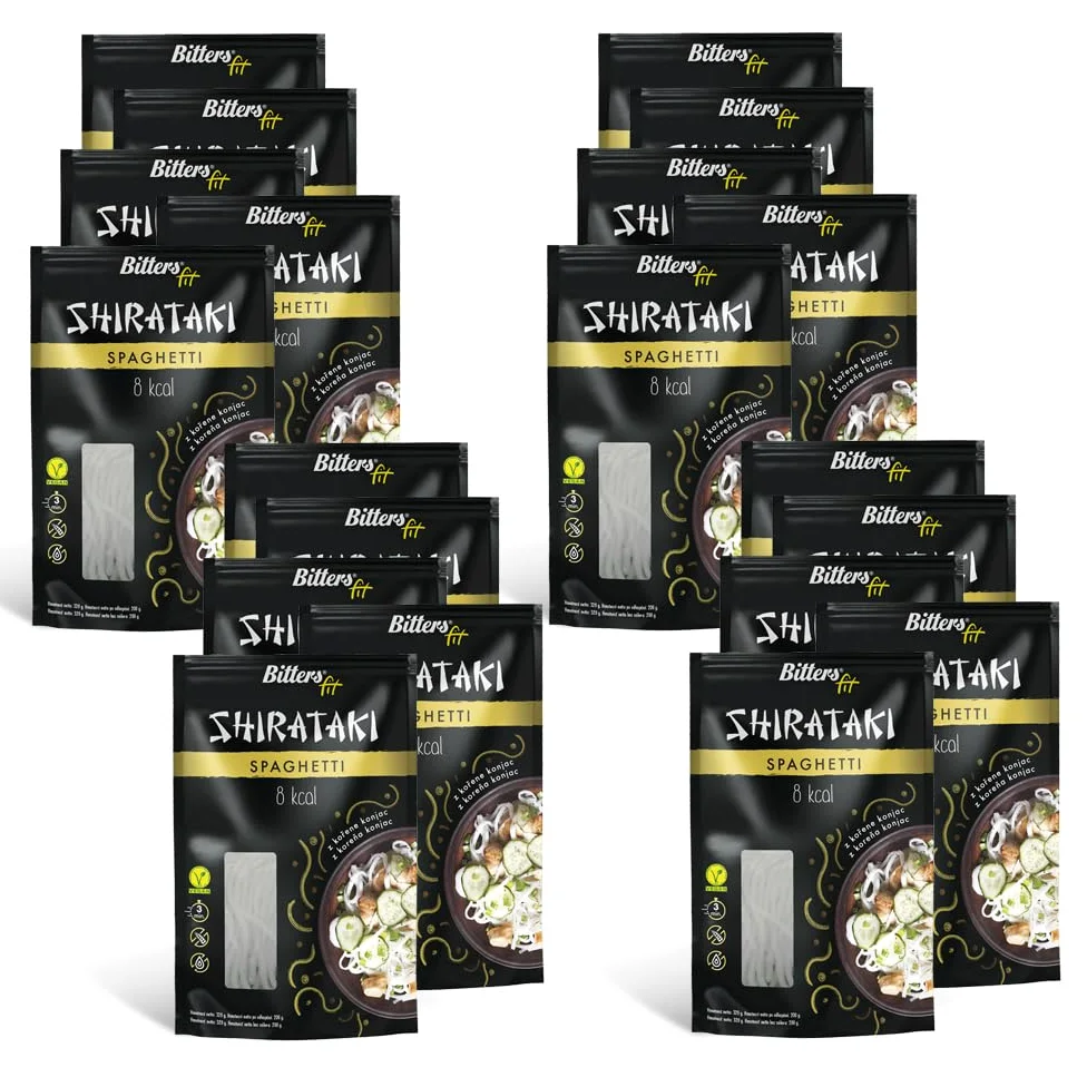 Bitters Shirataki Konjac Noodles Pasta - Spaghetti Slim - 20x200g