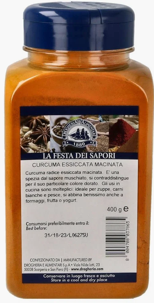 Drogheria E Alimentari Spa Curcuma Macinata Queen Victoria, 400g