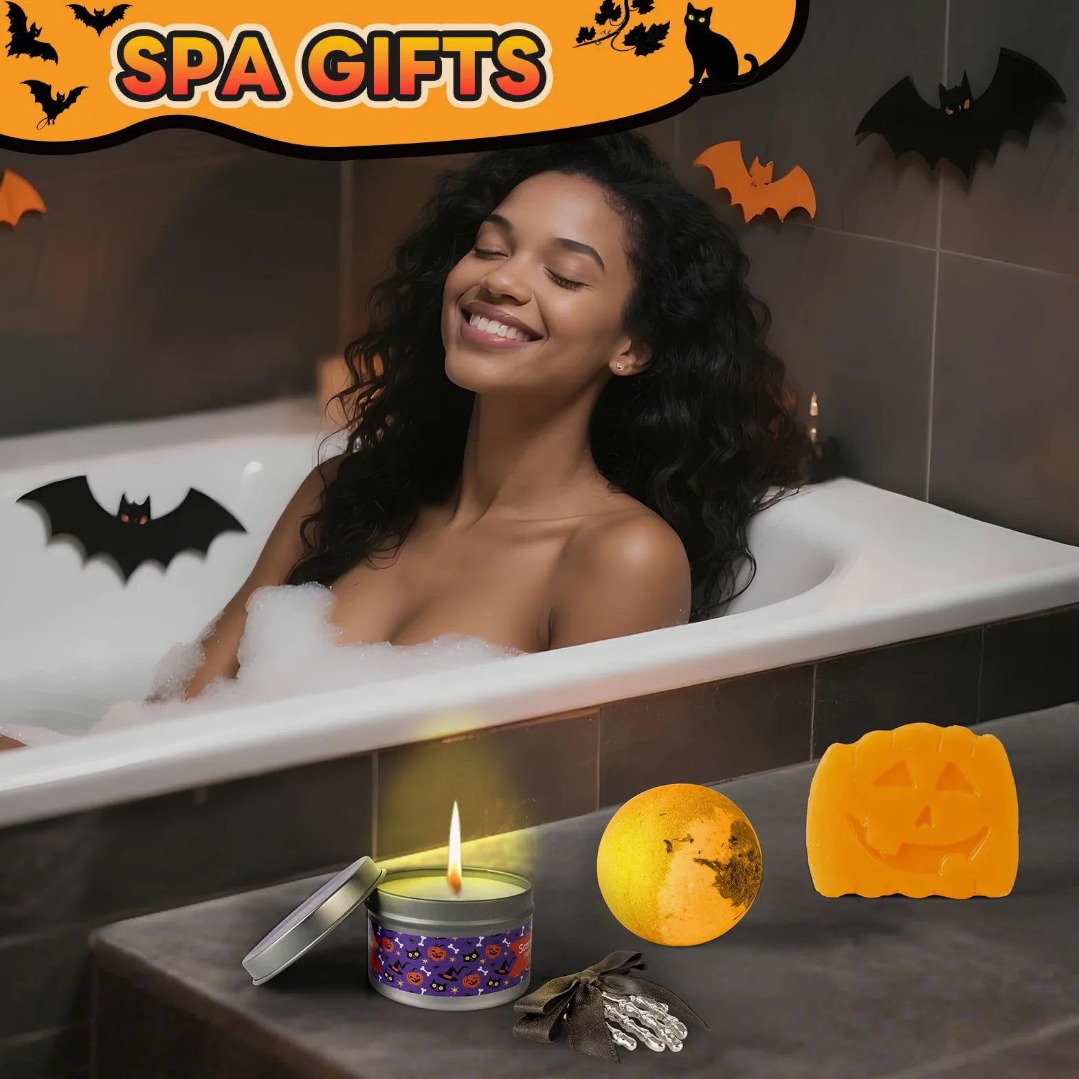 Boo Basket Stuffers per donne adolescenti, regali di Halloween per donne, adolescenti, ragazze, la sua migliore amica, sorella, figlia, mamma, moglie, fidanzata, collega, bestie, set regalo