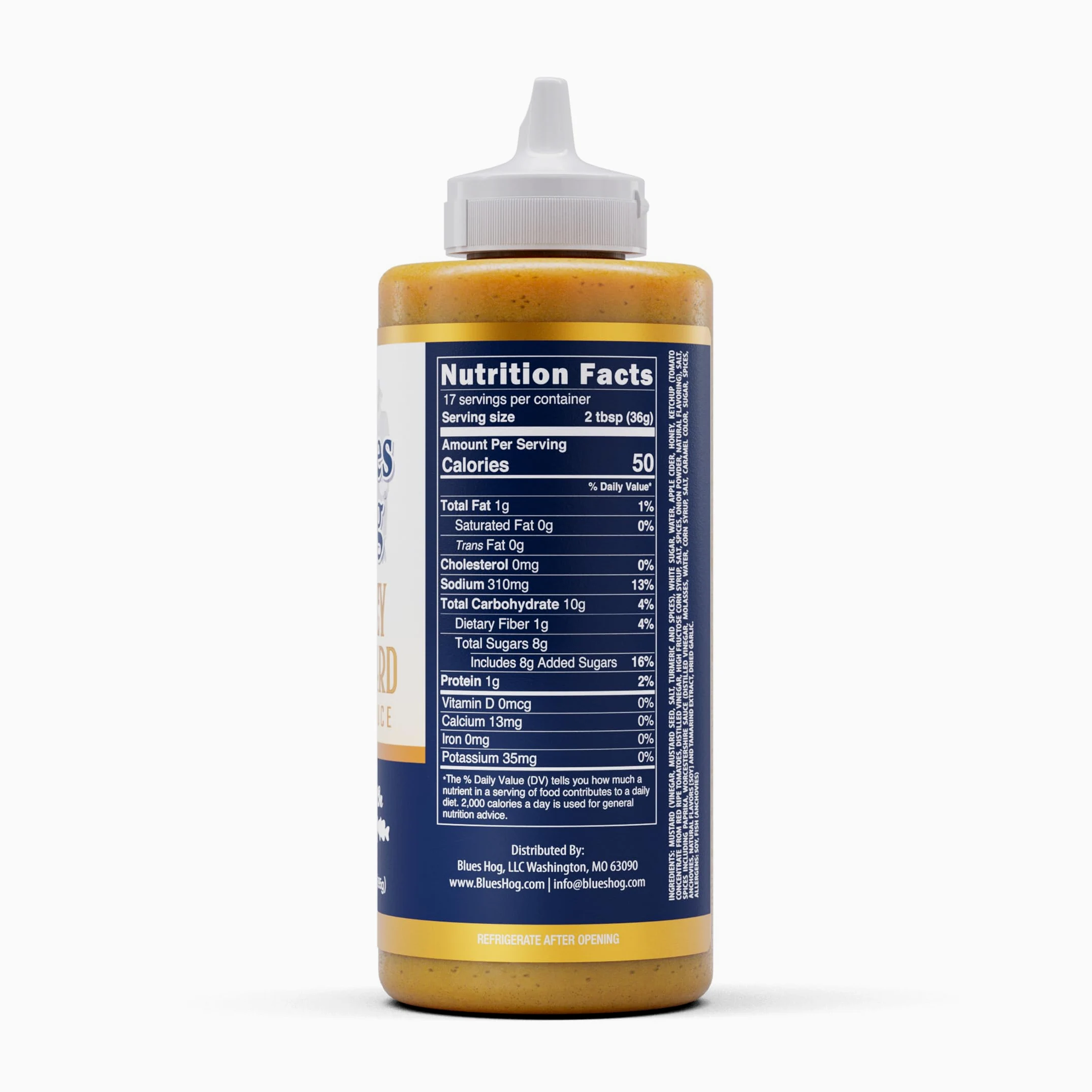 Blues Hog - Honey Mustard Sauce Squeeze Bottle - 595g