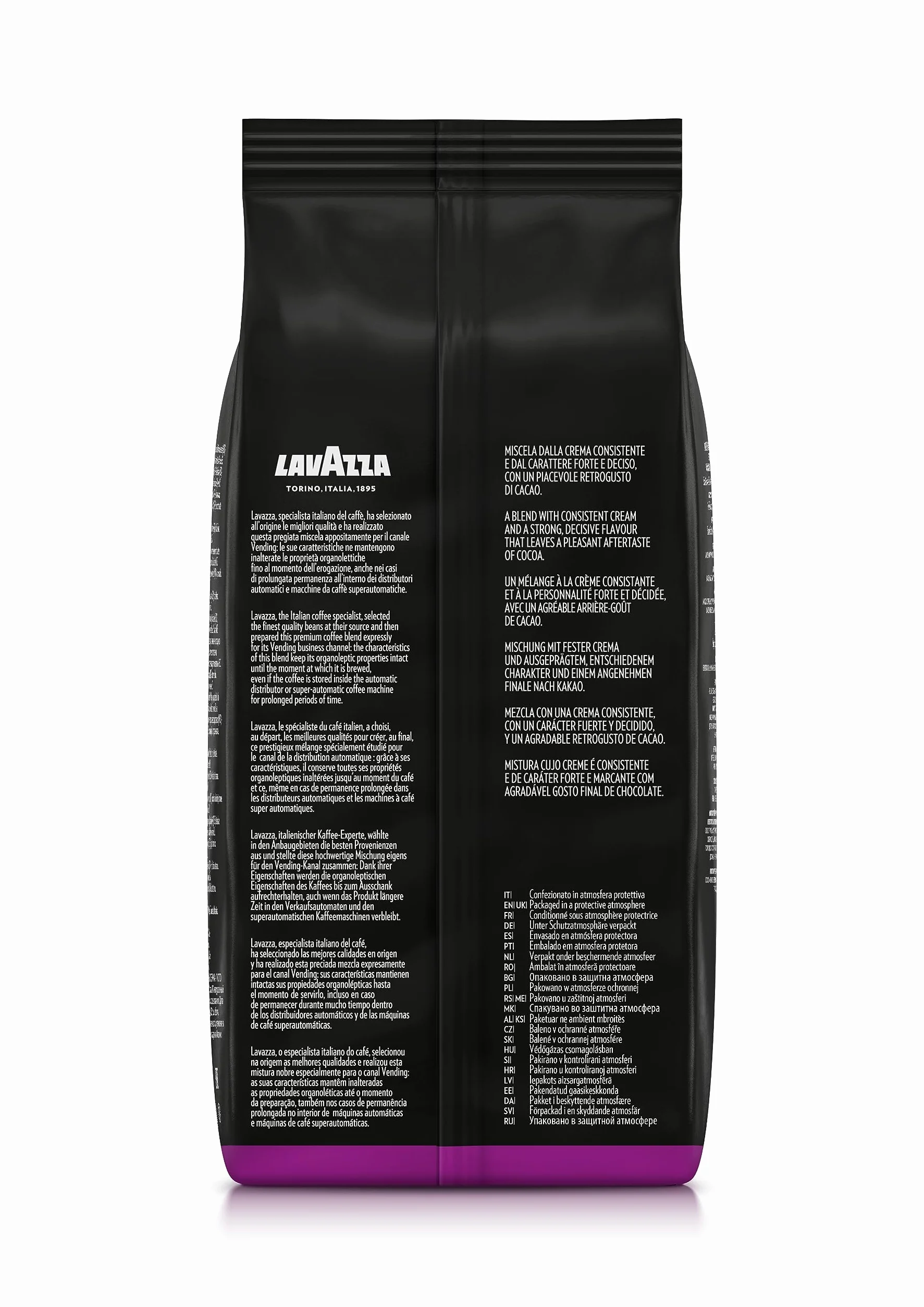 6 KG ( 6 X 1 Kg ) CAFFE GRANI LAVAZZA GUSTO FORTE 1 Kg 1000 GRAMMI LINEA VENDING DISTRIBUTORI AUTOMATICI GROUND COFFEE BEANS
