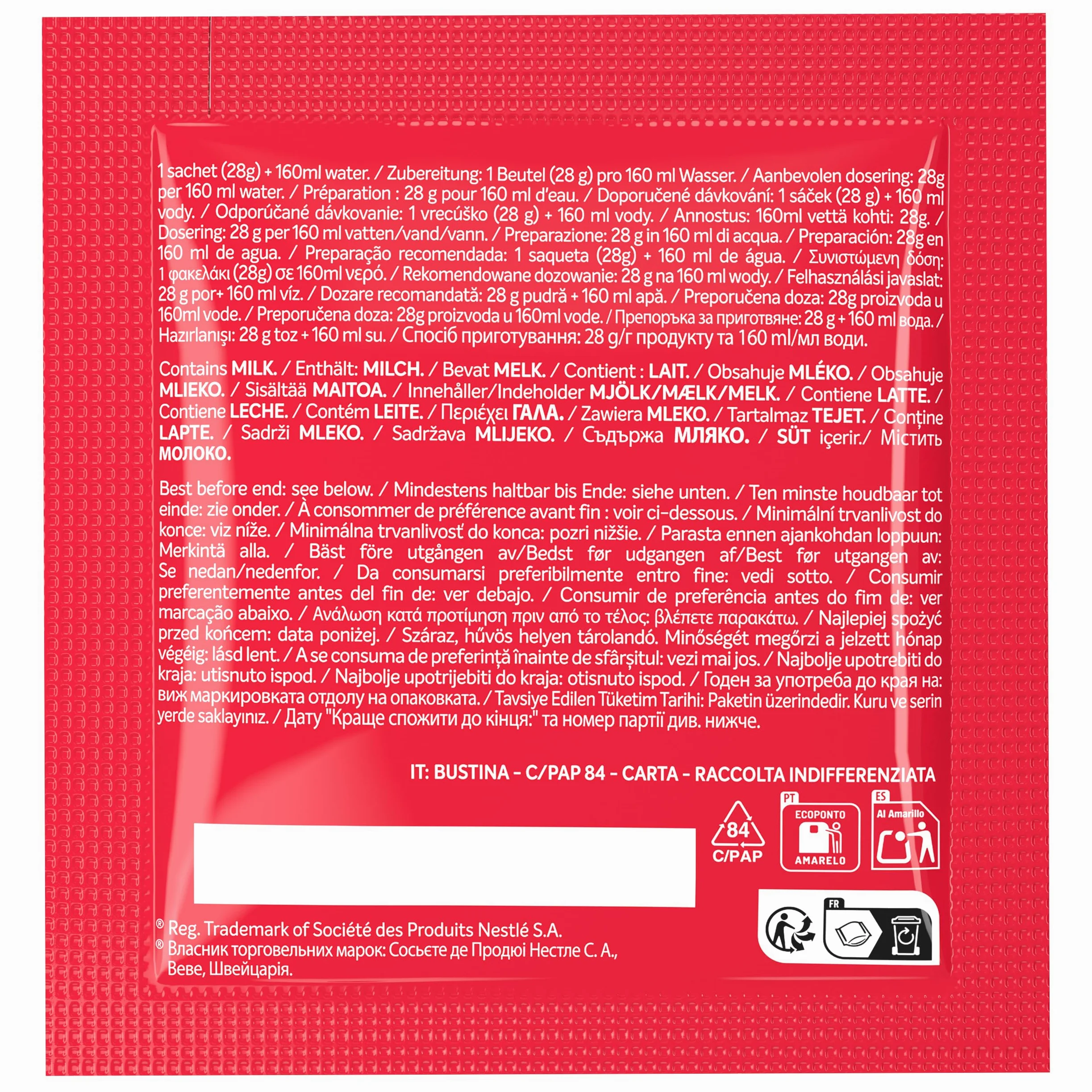 KitKat Bevanda con cacao solubile, 40 bustine da 28g (1120g)
