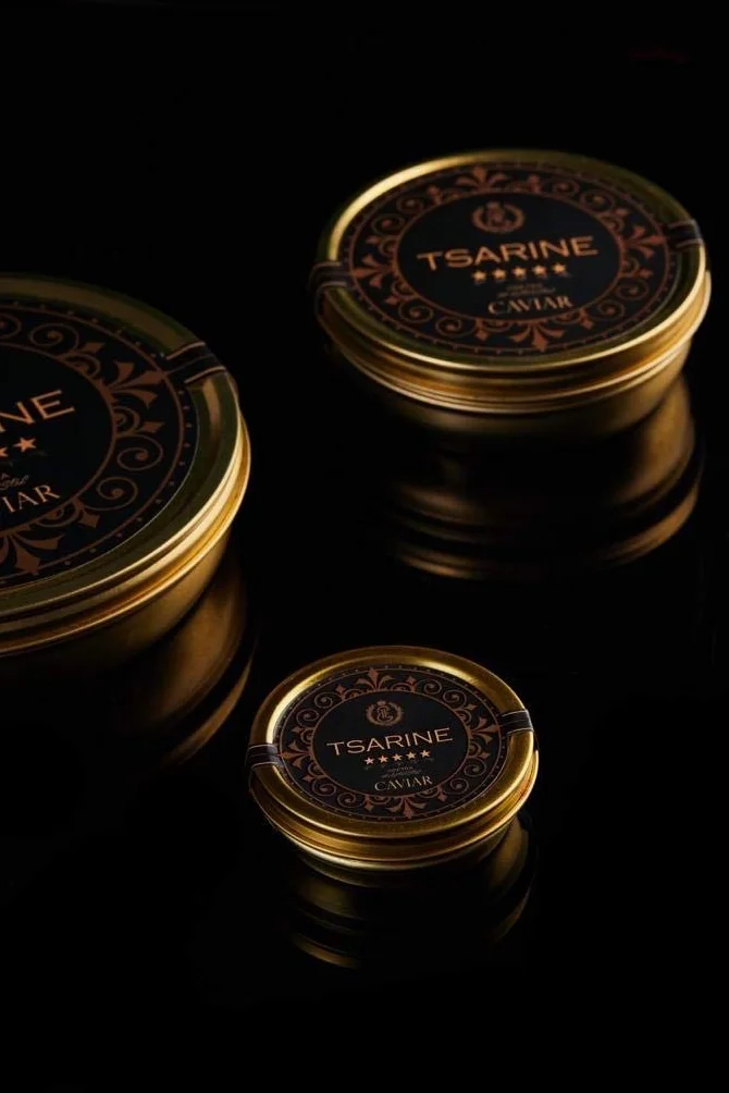 Caviale Nero 250g | Caviale di storione | Caviale di pesce | Caviale Malossol | Brand: Caviale TSARINE | Sapore delicato con un finale unico