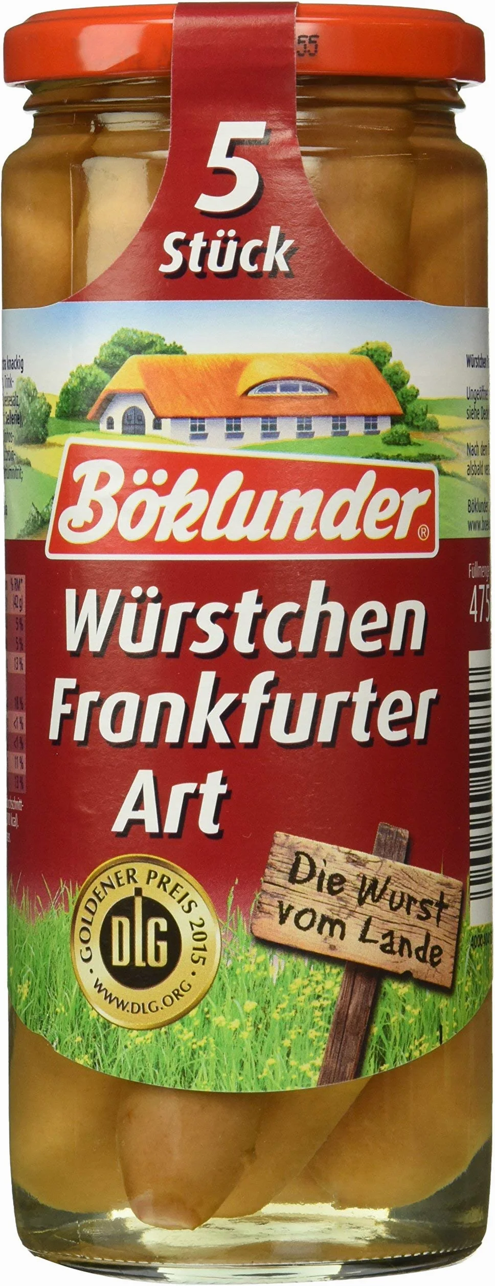 Böklunder Würstchen Frankfurter Art, confezione da 12 (12 x 210 g)