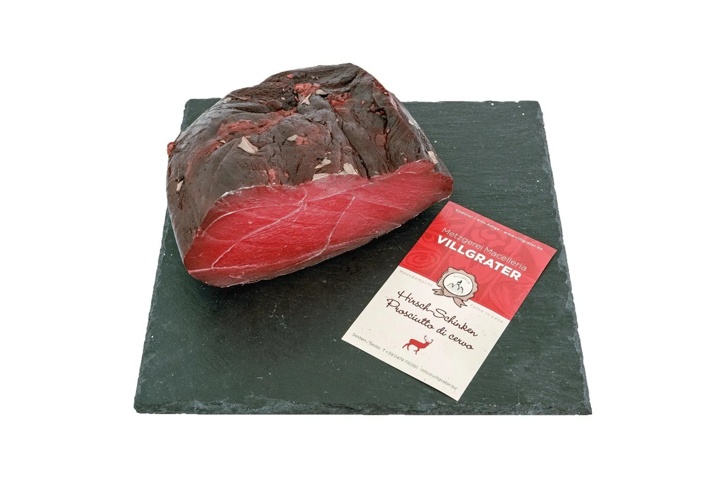 Prosciutto di cervo Villgrater ca. 450 gr. Alto Adige