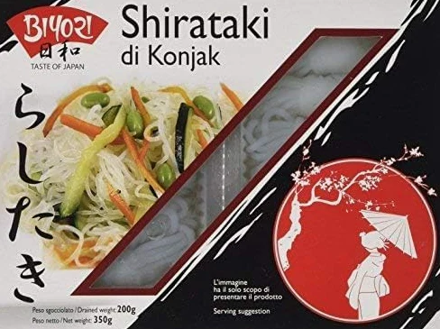 Noodles di Konjac Shirataki 350g BIYORY (20 cf)