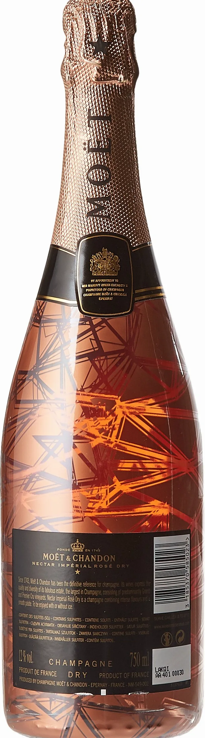 Moët & Chandon Champagne N.I.R. Dry Rosé Sec Luminous Edition 12% Vol. 0,75l